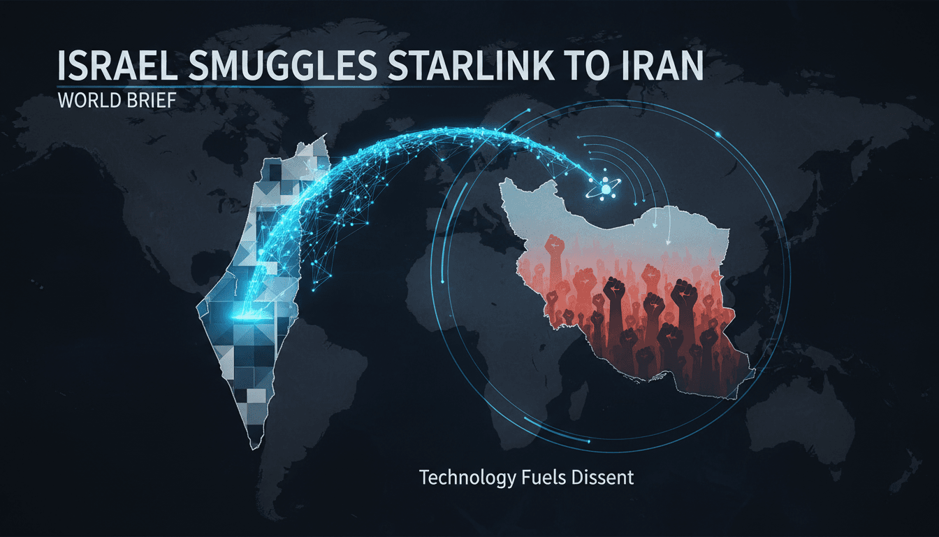 Israeli Prime Minister Naftali Bennett discussing Starlink systems and protests in Iran.