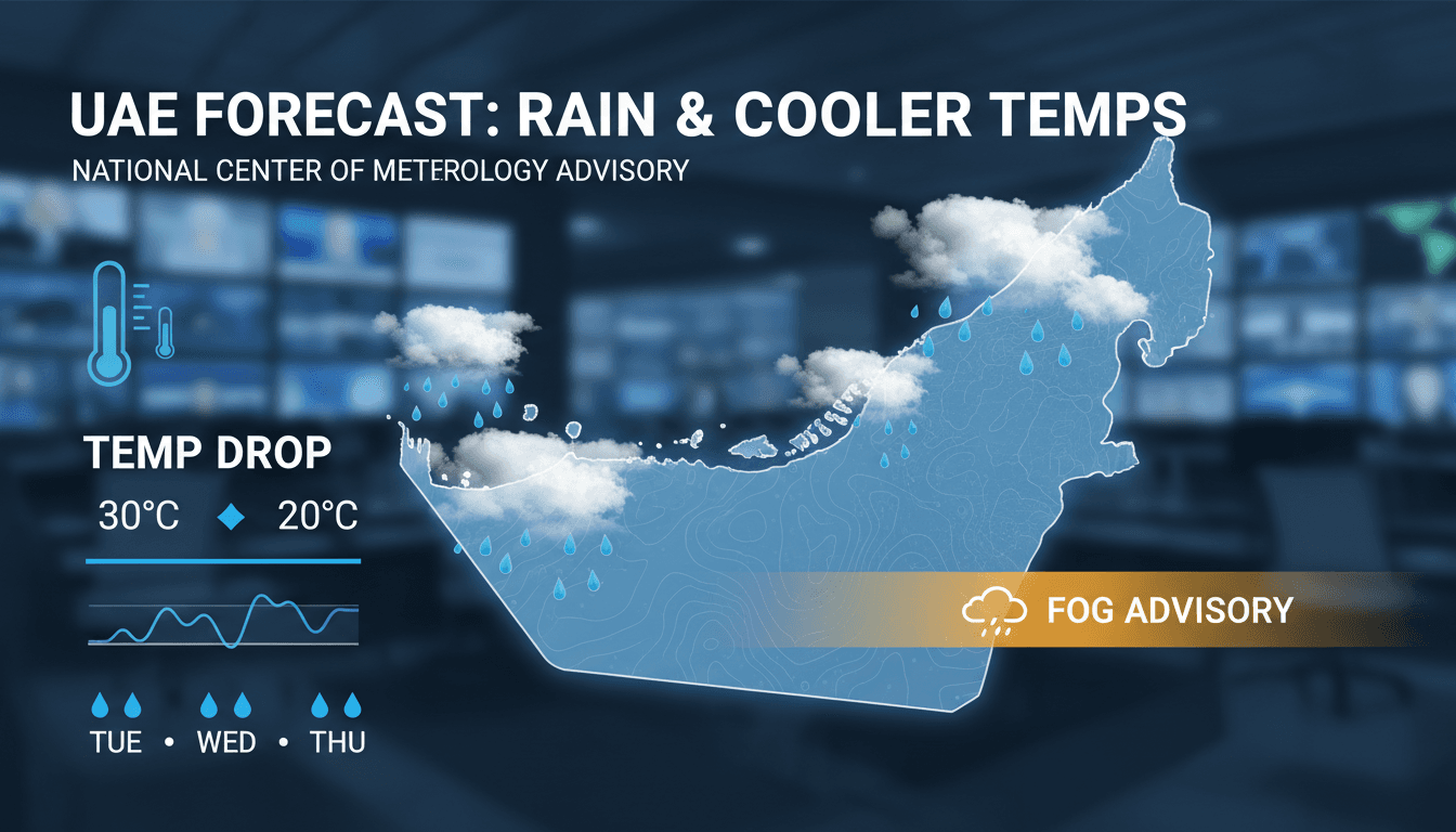UAE Forecasts Rain and Cooler Temperatures This Week