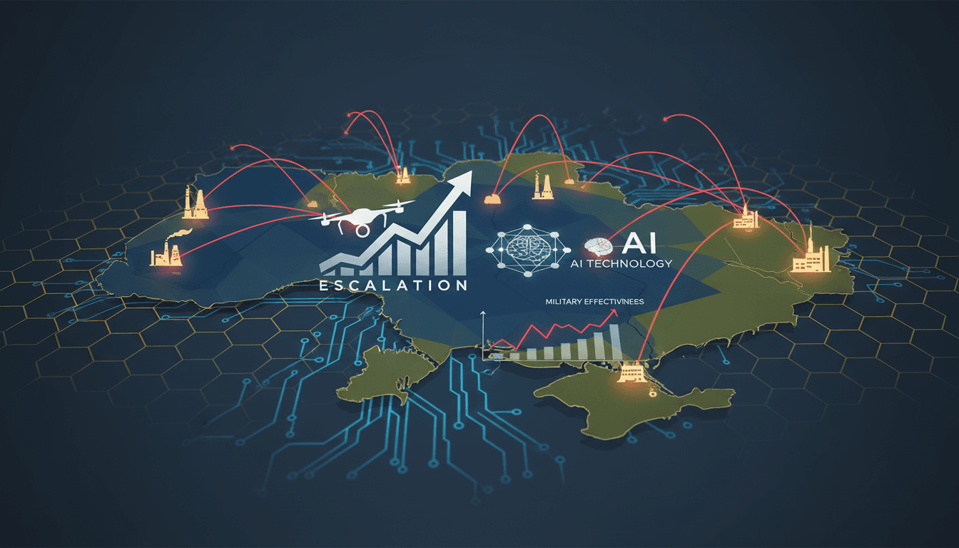 Ukraine escalates drone strikes on Russian infrastructure using AI technology