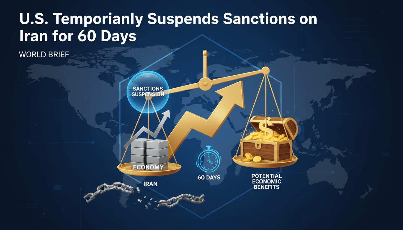 U.S. Temporarily Suspends Sanctions on Iran for 60 Days