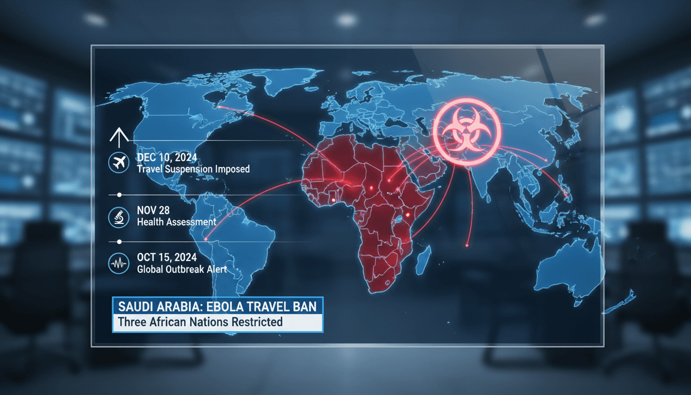 Saudi Arabia travel restrictions due to Ebola concerns