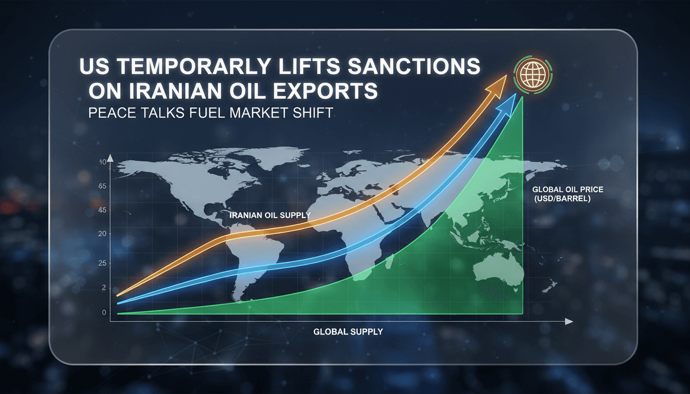 US Temporarily Lifts Sanctions on Iranian Oil Exports Amid Peace Talks