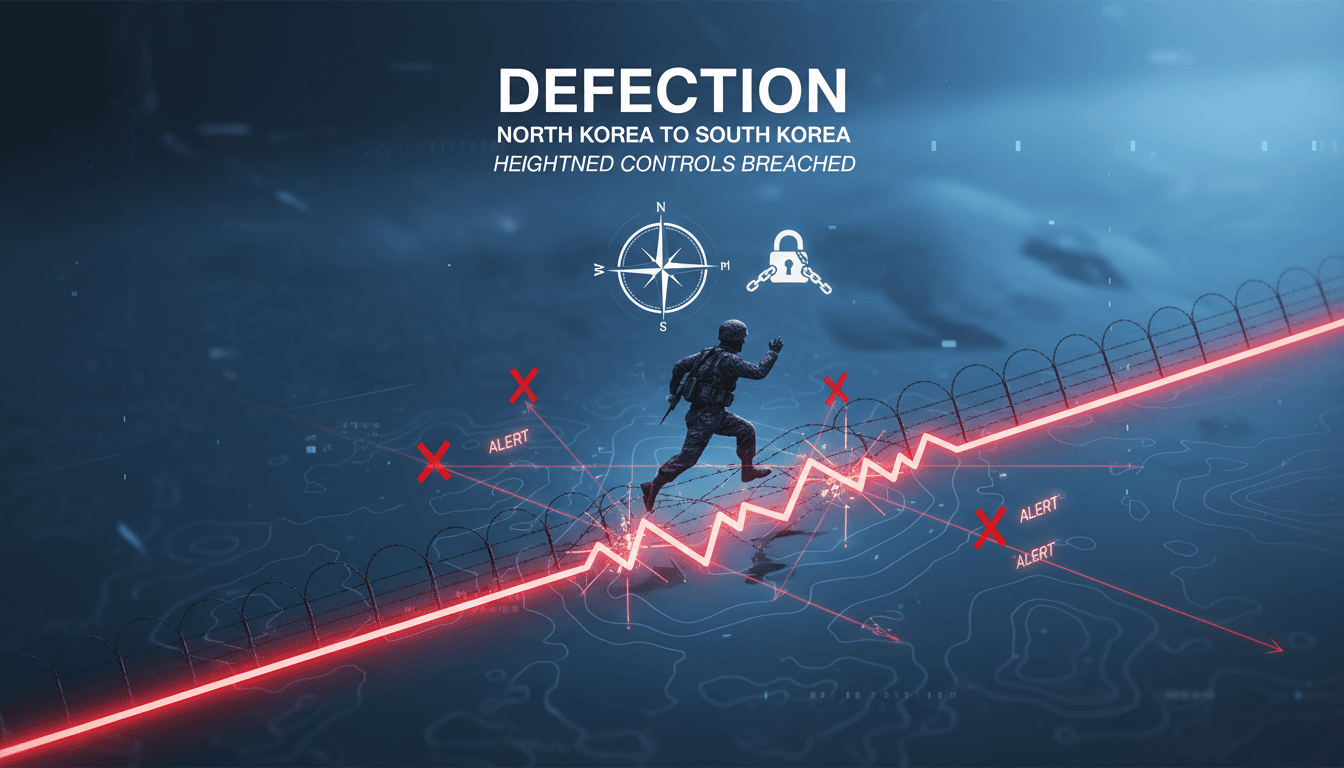 North Korean soldier defects to South Korea amid heightened border controls