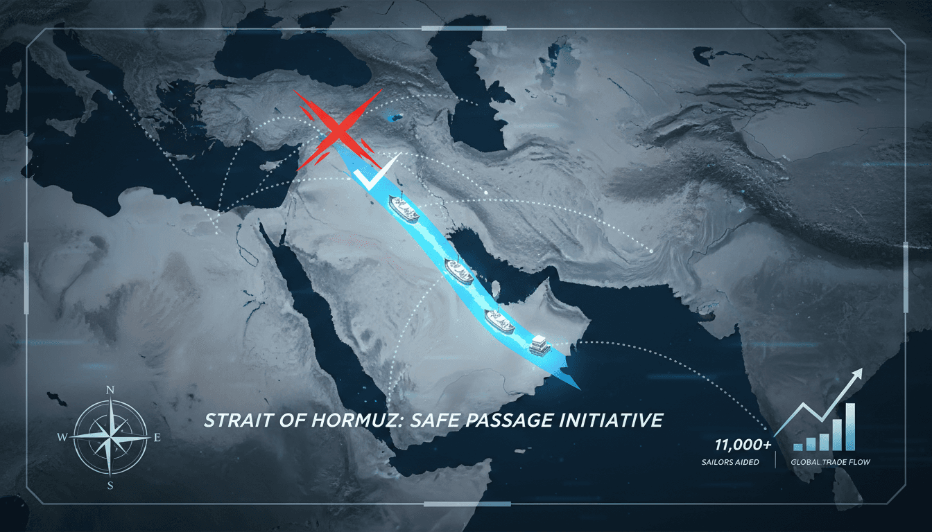 Oman Establishes Temporary Maritime Corridor in Strait of Hormuz to Aid Stranded Sailors