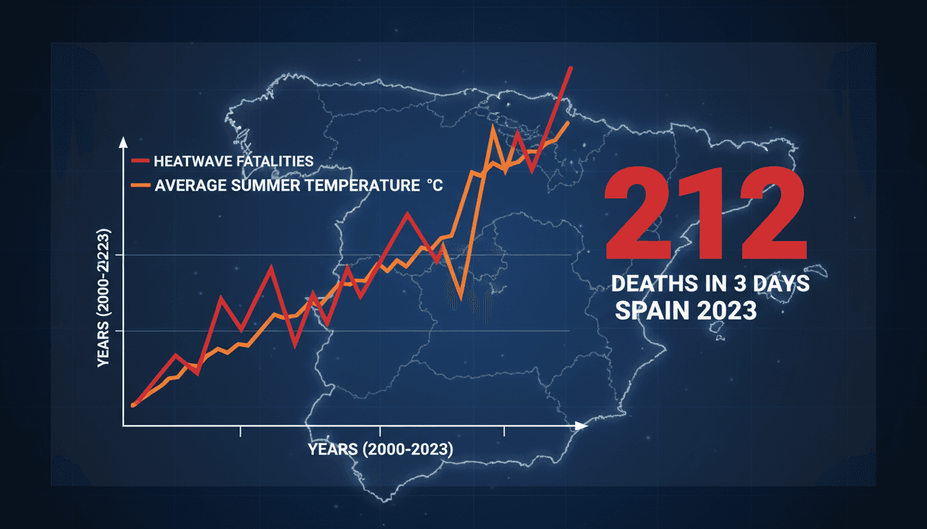 Spain faces public health crisis as heatwave claims 212 lives in three days