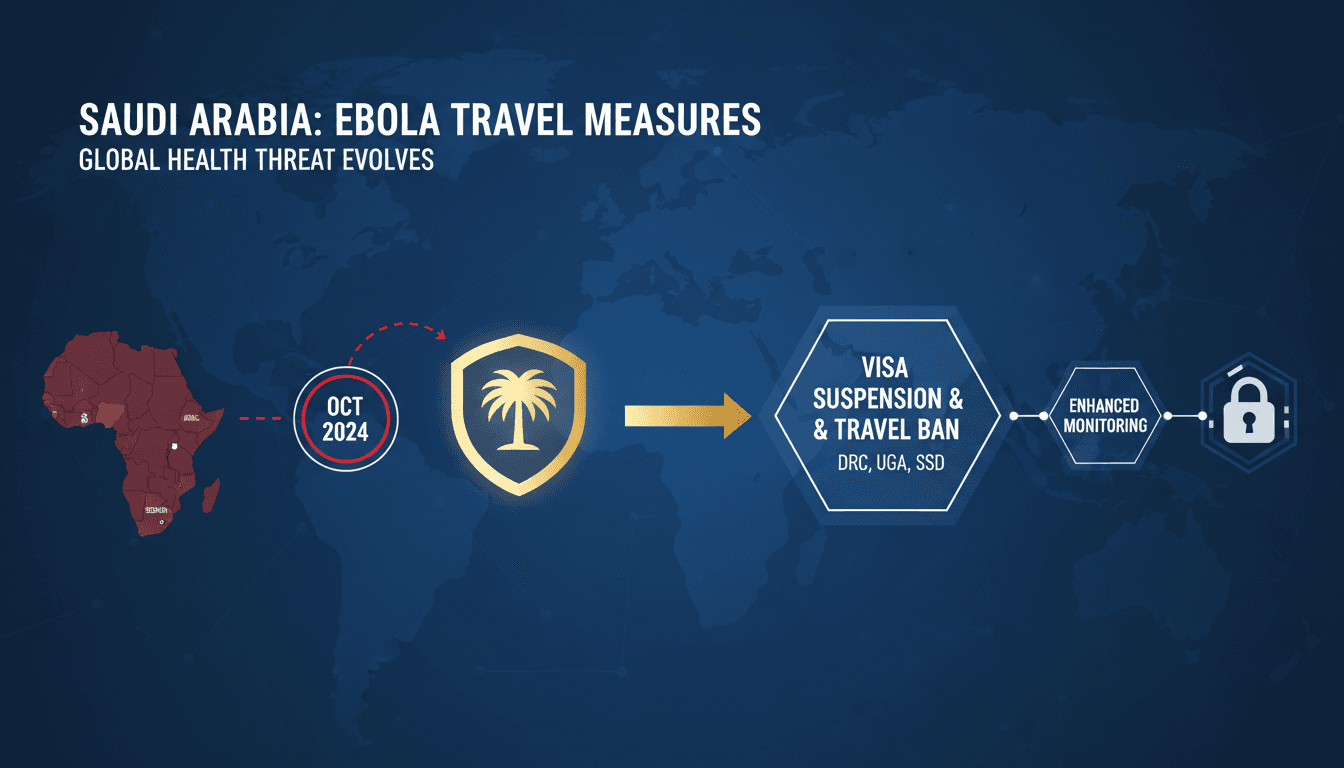 Saudi Arabia travel restrictions due to Ebola outbreak in Africa