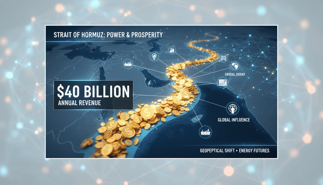 Iran projects $40 billion annual revenue from Strait of Hormuz management