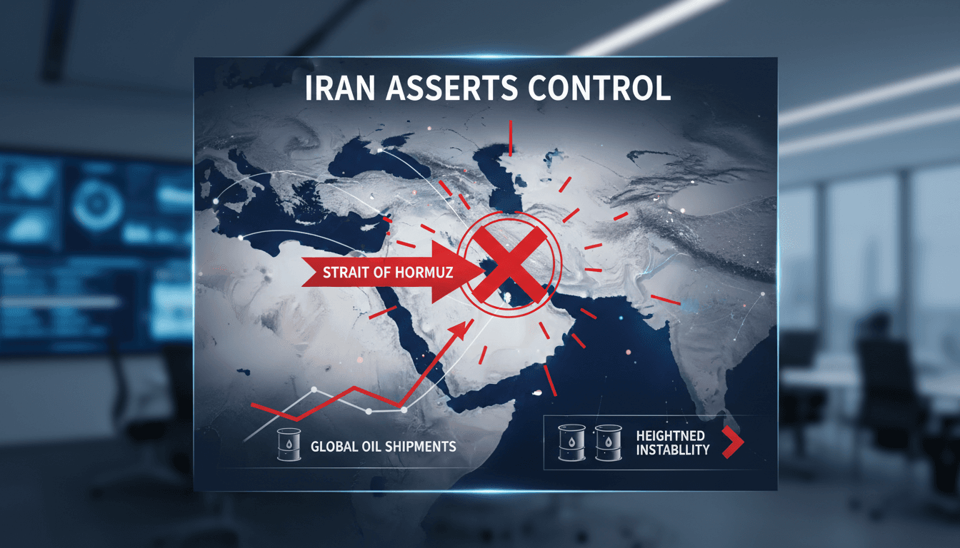 Iran asserts control over Strait of Hormuz following attack on commercial vessel