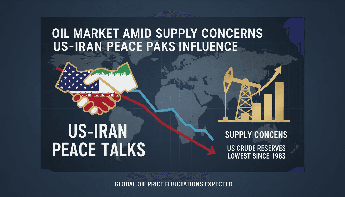 US-Iran peace talks influence oil market amid supply concerns