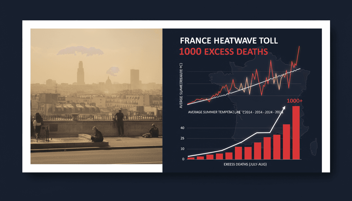 France faces humanitarian crisis as heatwave causes 1000 excess deaths