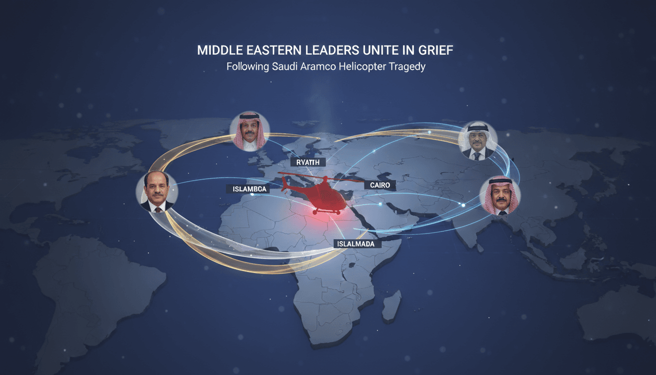 Leaders of Egypt and Pakistan Express Condolences Following Saudi Aramco Helicopter Crash