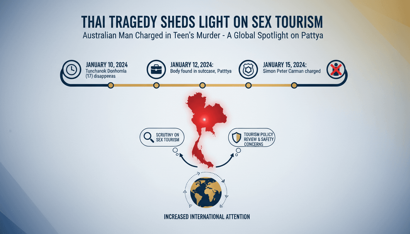 Australian man charged with murder of teenager in Thailand raises concerns over sex tourism