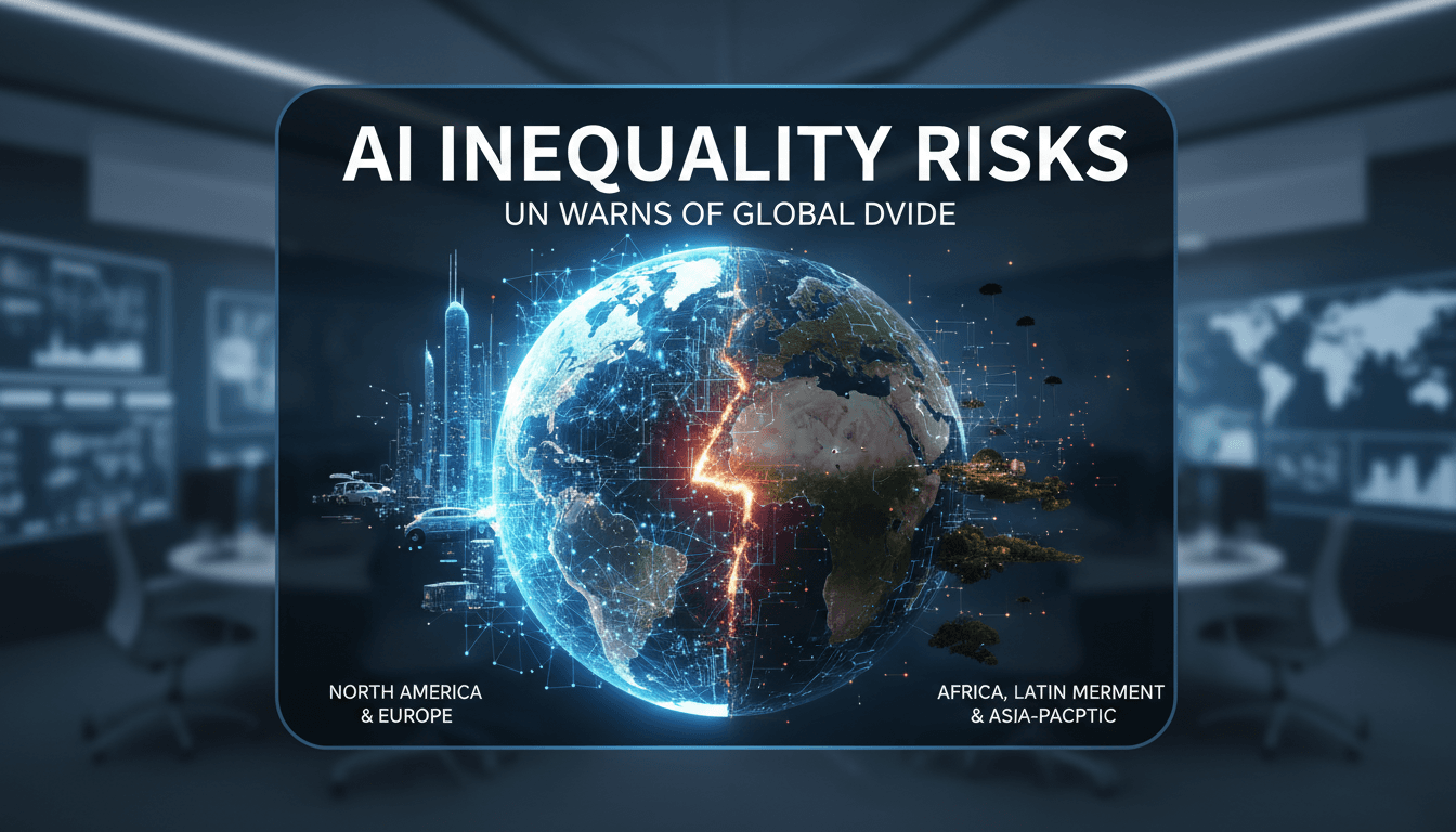 UN report on AI development and global inequality risks