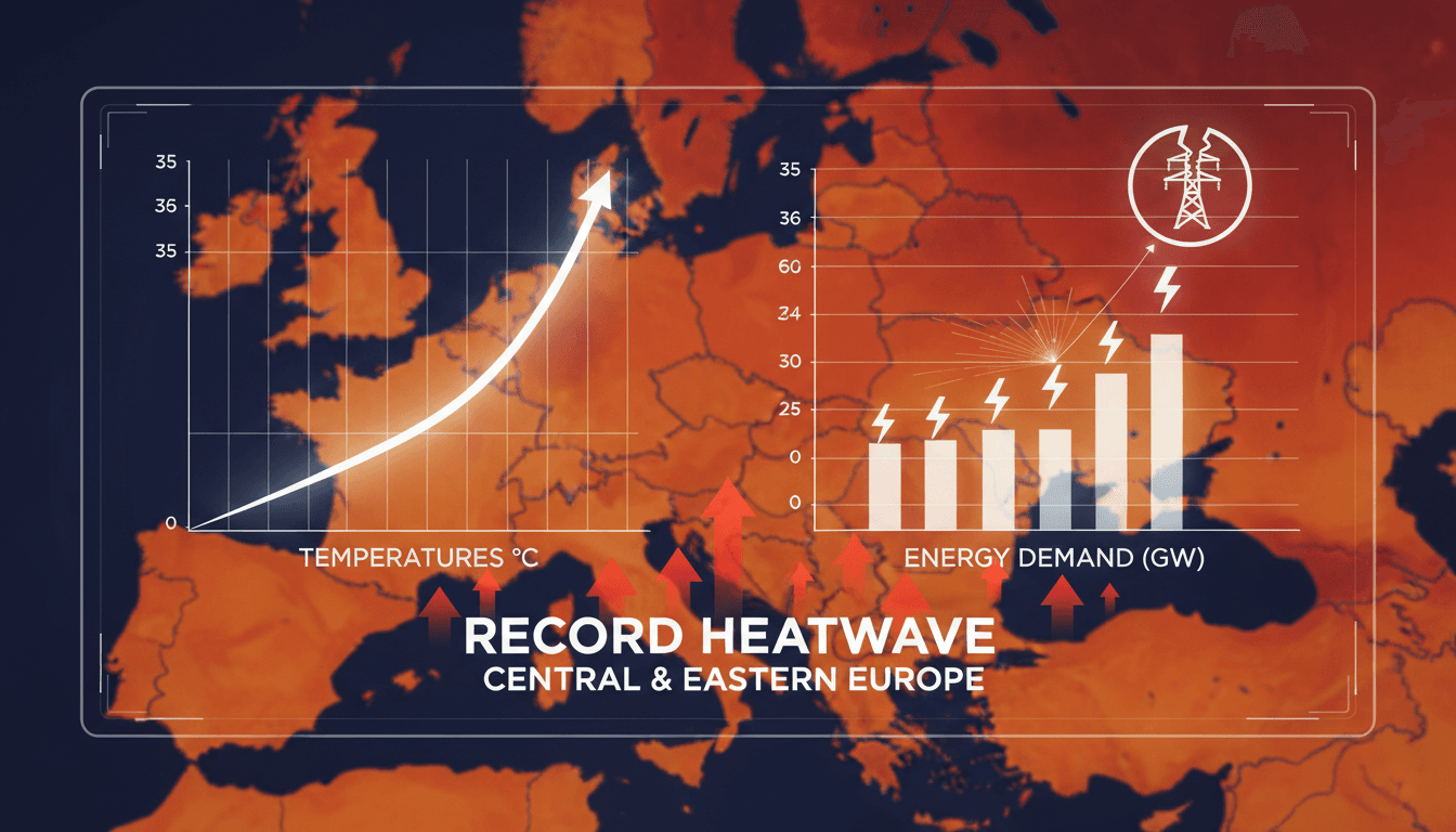 Severe heatwave impacts Central and Eastern Europe with record temperatures and energy crises
