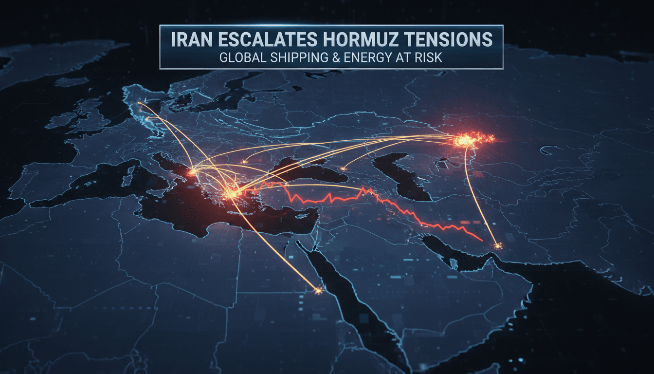 Iran escalates military actions in the Strait of Hormuz amid tensions with the U.S. and Gulf allies