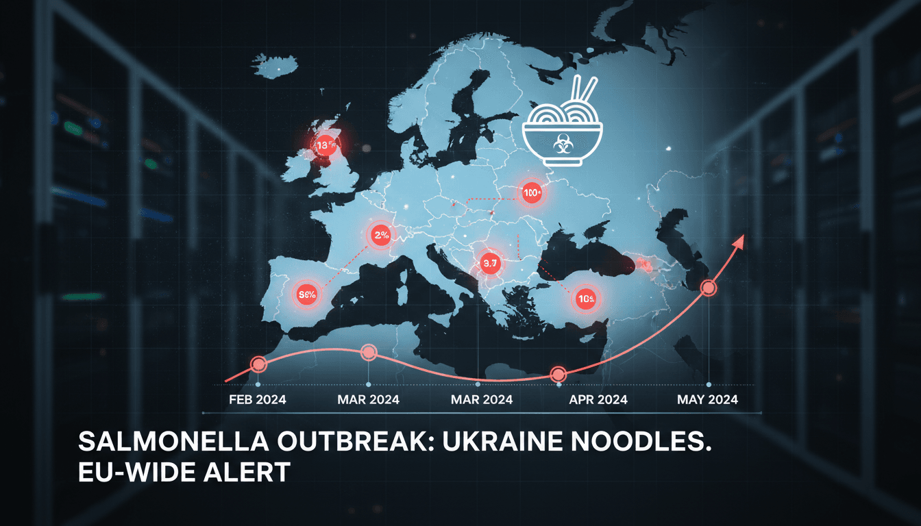 Salmonella outbreak linked to Ukrainian instant noodles affecting Europe