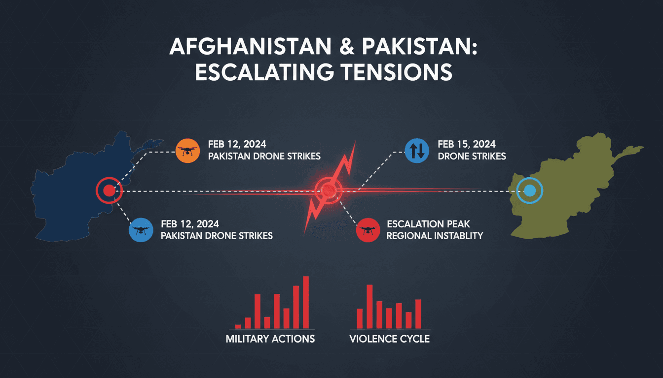 Afghanistan and Pakistan escalate tensions with cross-border drone strikes