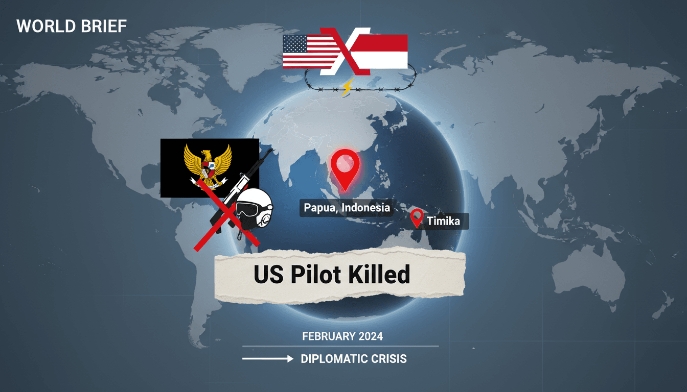 American pilot Nicholas F Gosselin killed by separatist rebels in Papua