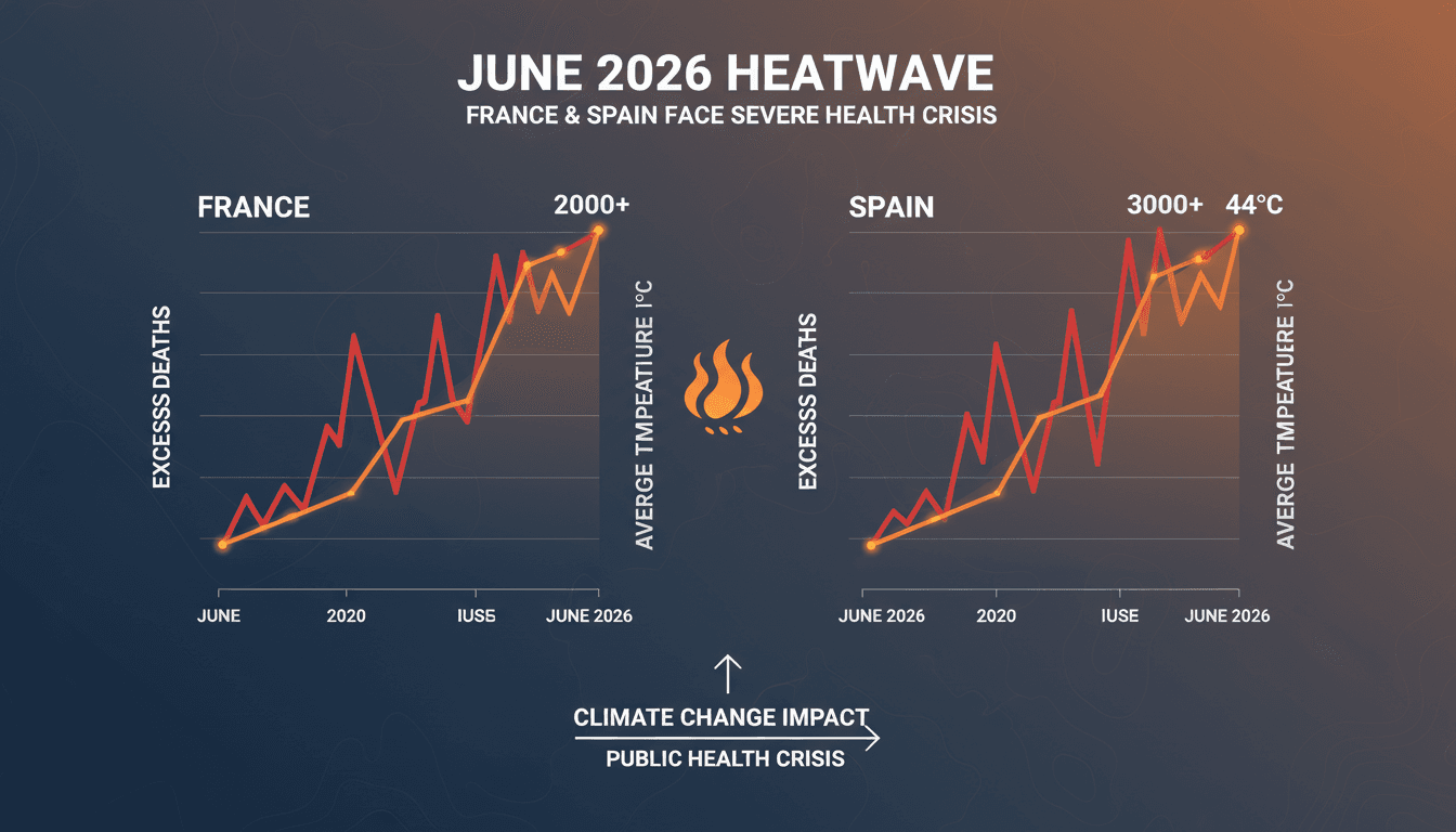 France and Spain face severe health crisis due to record heatwaves