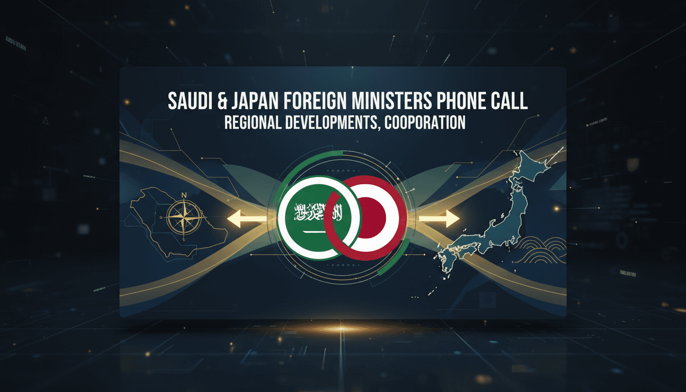 Saudi and Japanese Foreign Ministers Discuss Regional Developments in Phone Call