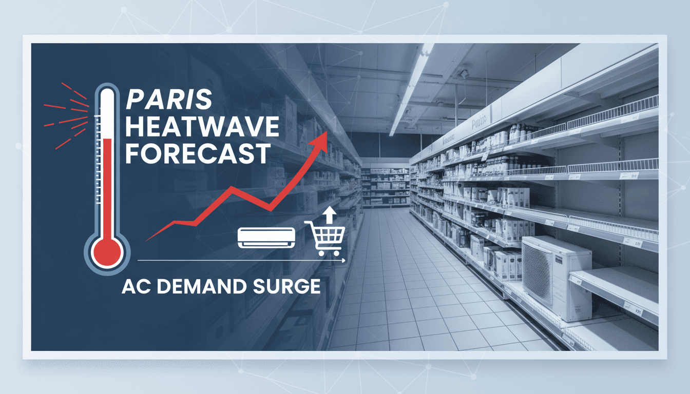 Surge in Air Conditioner Demand in Paris Amid Heatwave Forecast