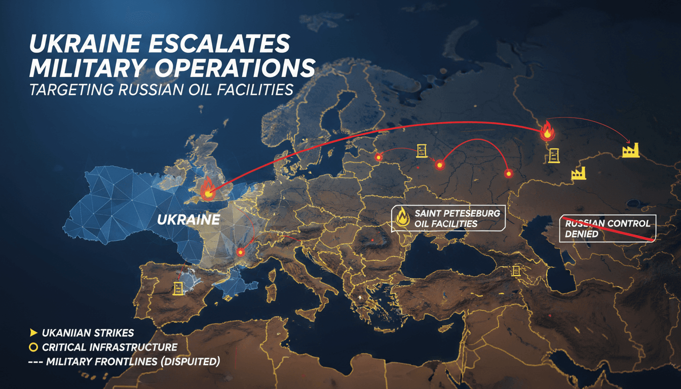 Ukrainian military operations targeting Russian oil infrastructure