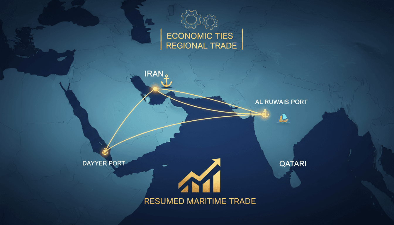 Qatar and Iran resume maritime trade after five-month suspension