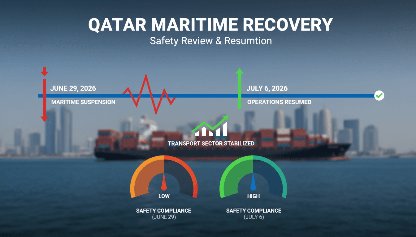 Qatar Resumes Maritime Activities After Safety Suspension