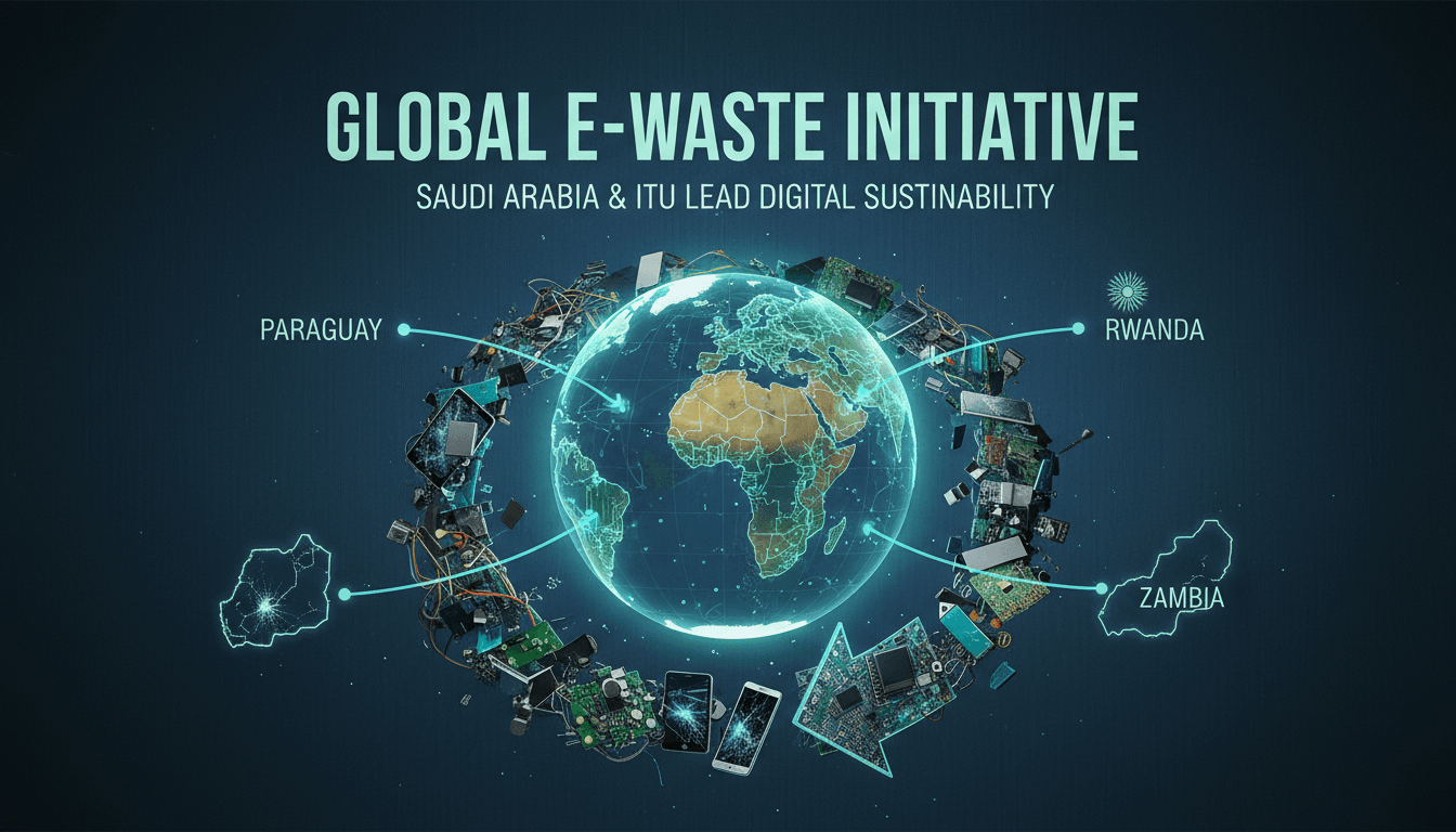 Saudi Arabia's initiative for global e-waste management regulations