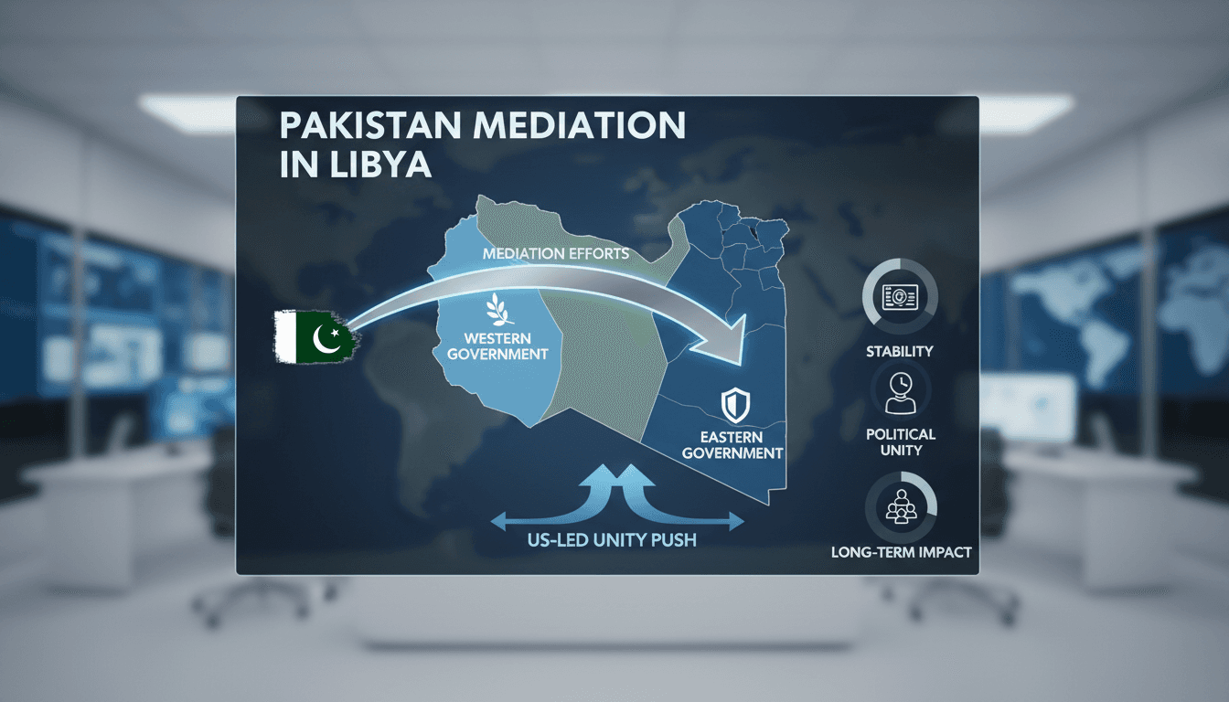 Diplomatic efforts in Libya with Pakistan's involvement