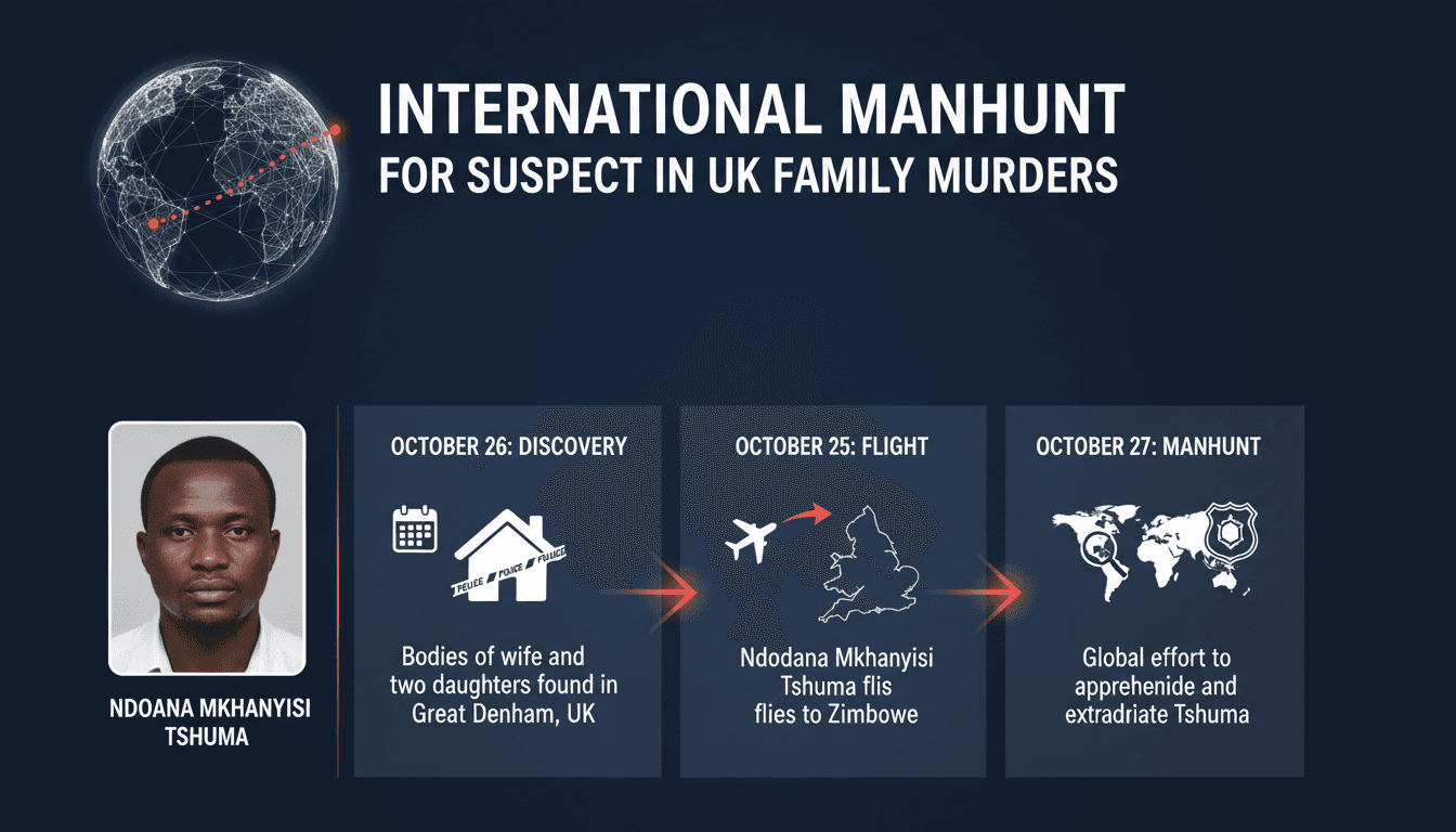 Ndodana Mkhanyisi Tshuma, suspect in UK family murders