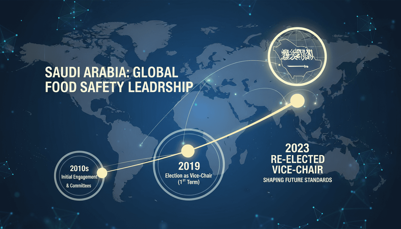 Saudi Arabia's leadership in global food safety standards