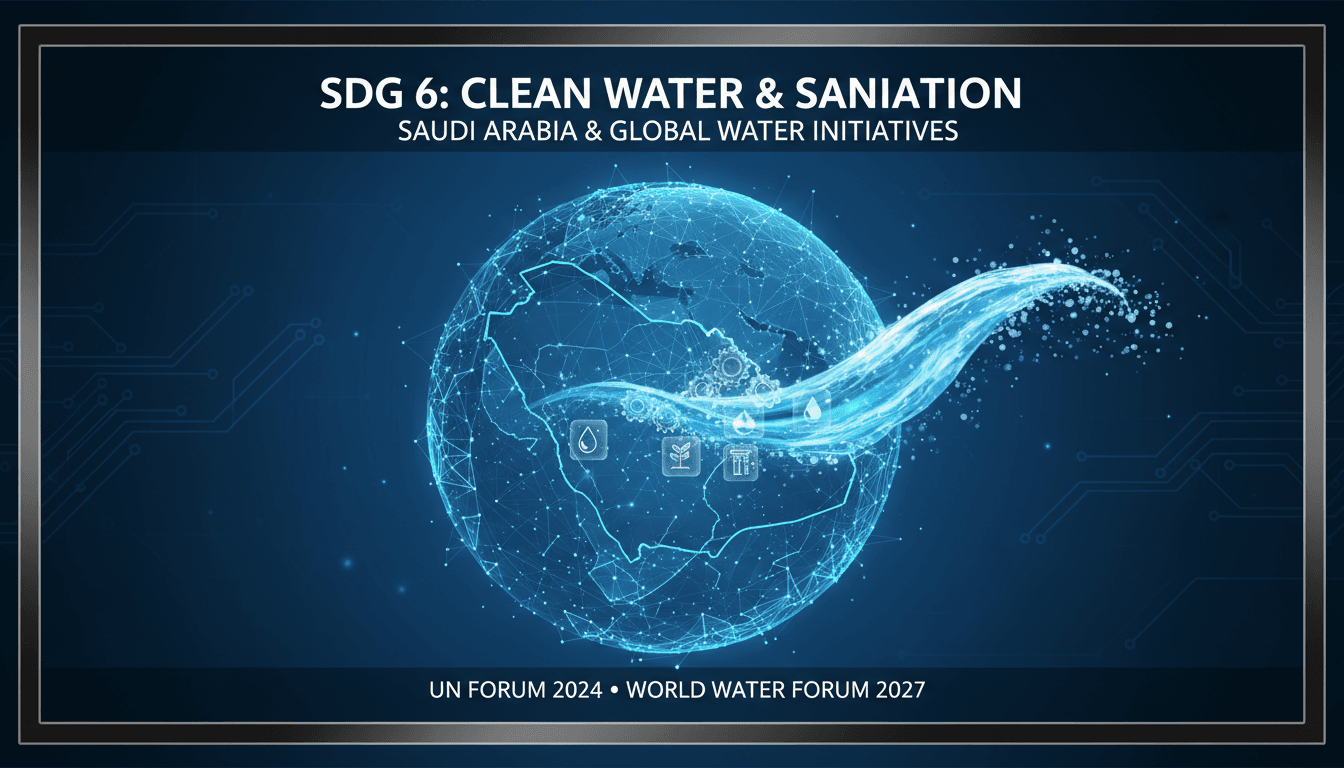 Saudi Arabia's commitment to clean water and sanitation at the UN forum