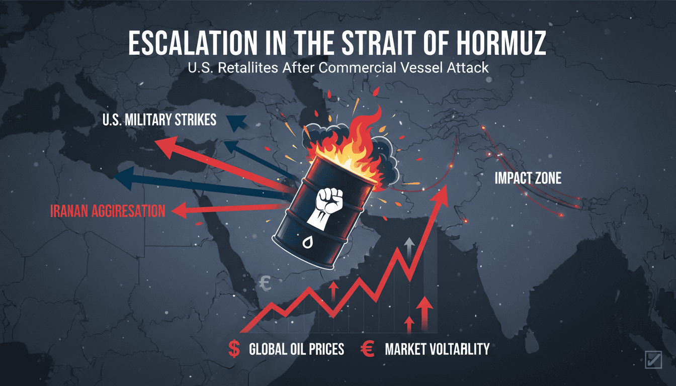 U.S. military response to Iranian aggression in the Strait of Hormuz