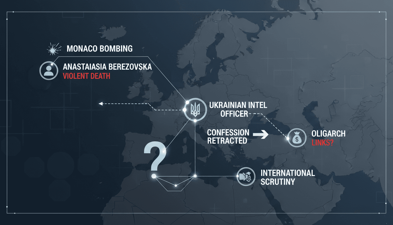 Ukrainian intelligence officer and Monaco bombing investigation