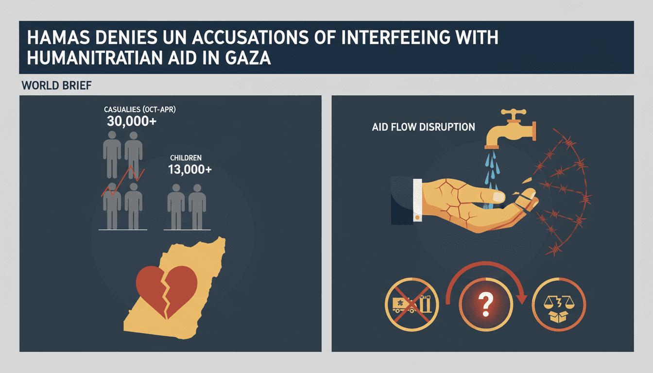 A visual representation of the humanitarian crisis in Gaza with statistics on casualties and aid distribution.