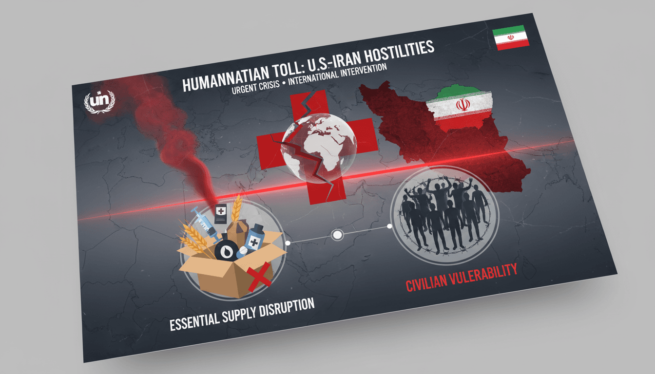 U.N. human rights chief Volker Turk addressing humanitarian issues in the U.S.-Iran conflict.
