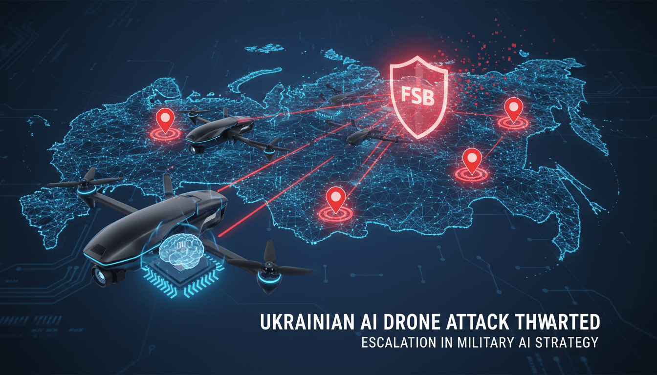 Ukrainian drone operation intercepted by FSB targeting Russian airfields