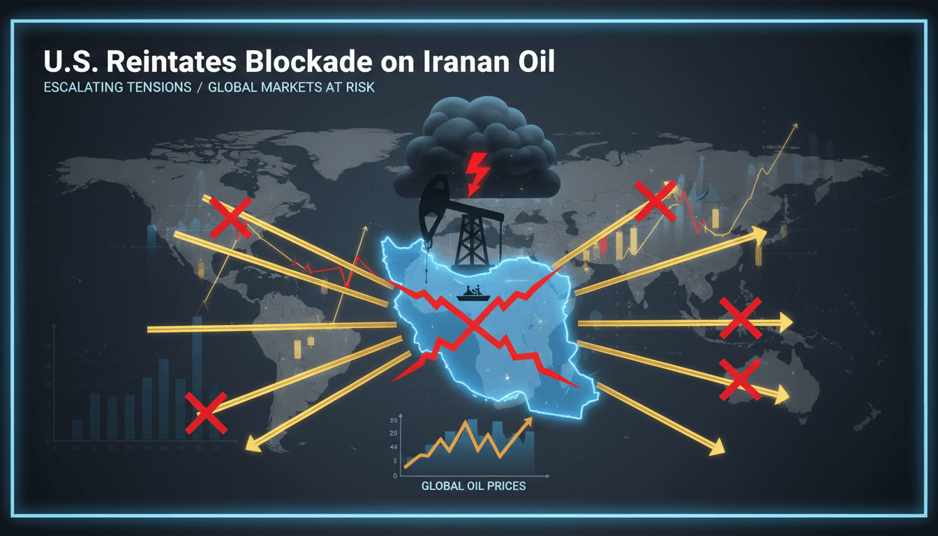 U.S. Reinstates Blockade on Iranian Oil Amid Escalating Tensions