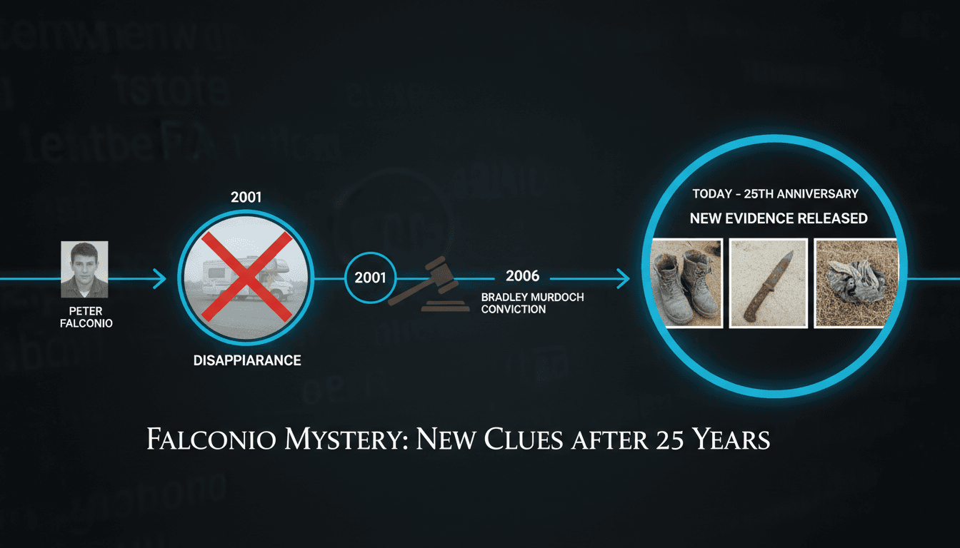 Australian police release new evidence in Peter Falconio murder case