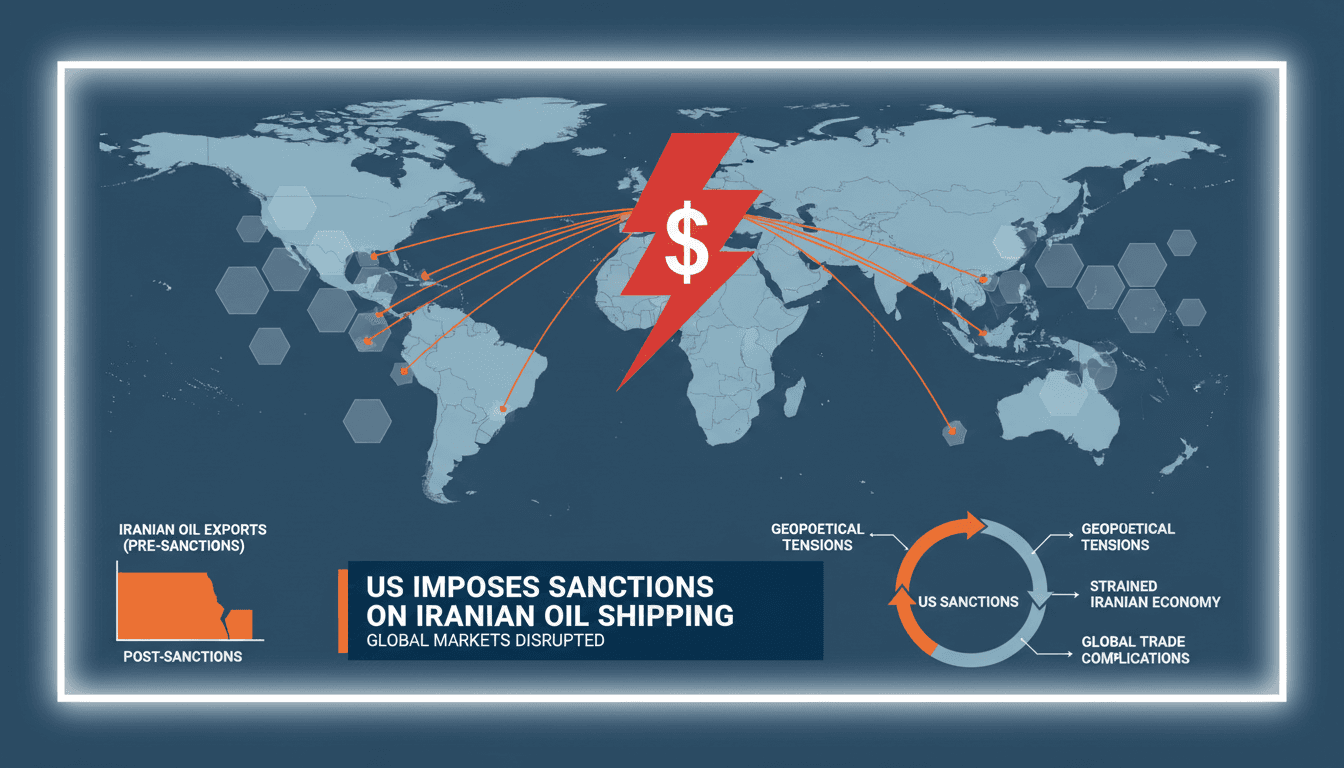US sanctions impacting Iranian oil exports and global markets