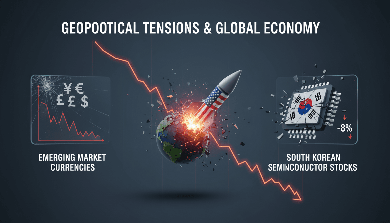 US military strikes impact on emerging markets and South Korean stocks