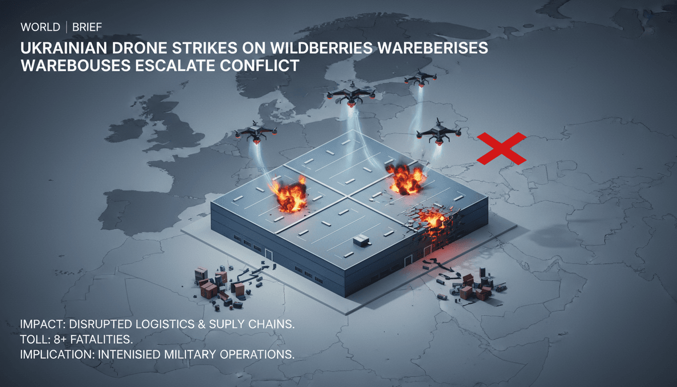 Ukrainian drone strikes targeting Wildberries warehouses in Russia