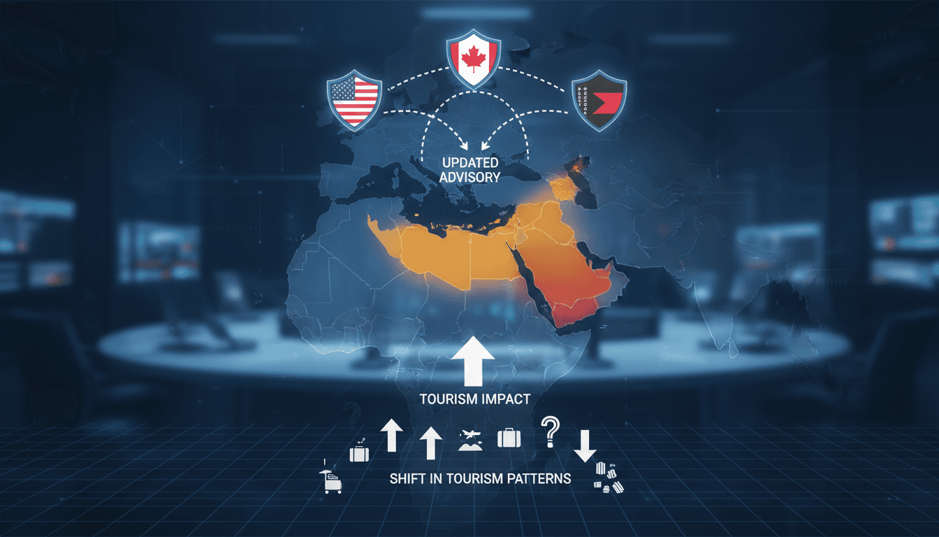 Updated travel advisories for Middle Eastern countries