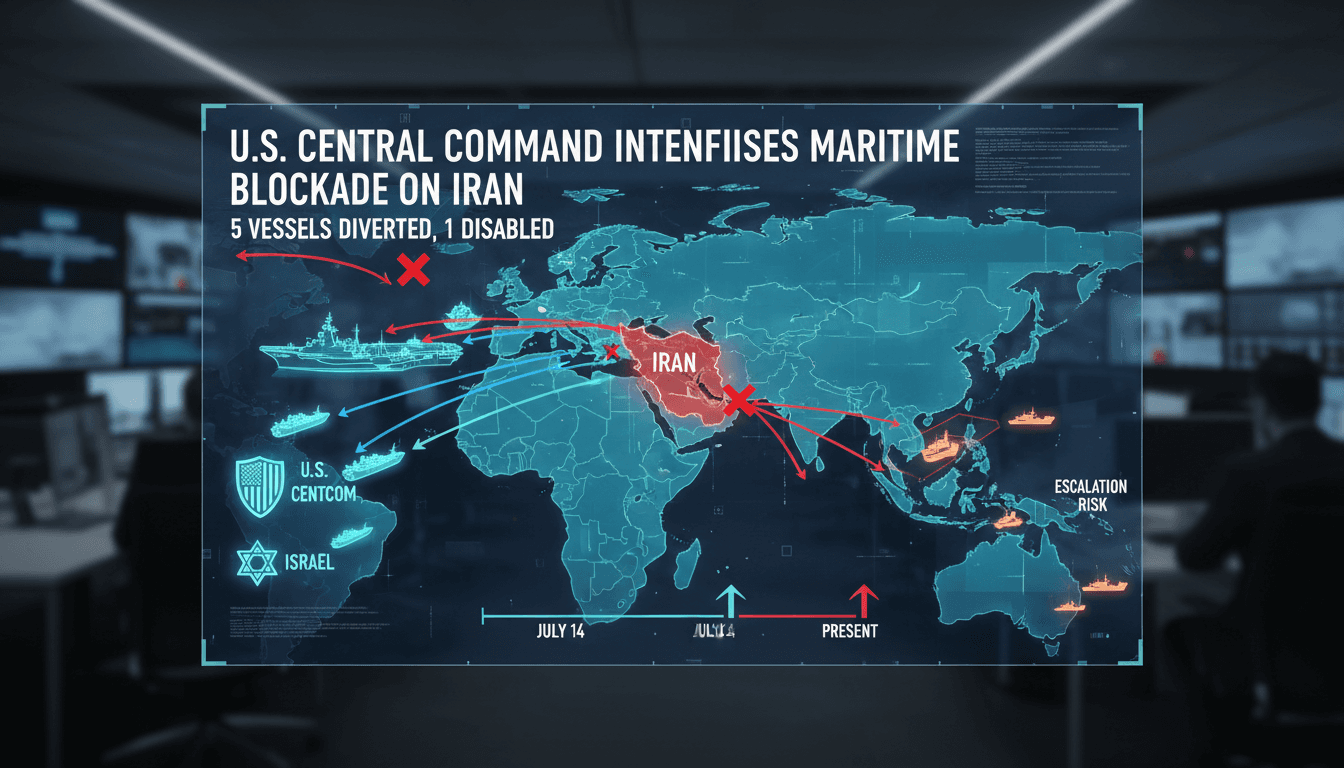 U.S. Central Command maritime operations in the Persian Gulf