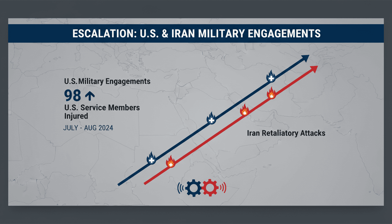 U.S. service members engaged in military operations against Iran.