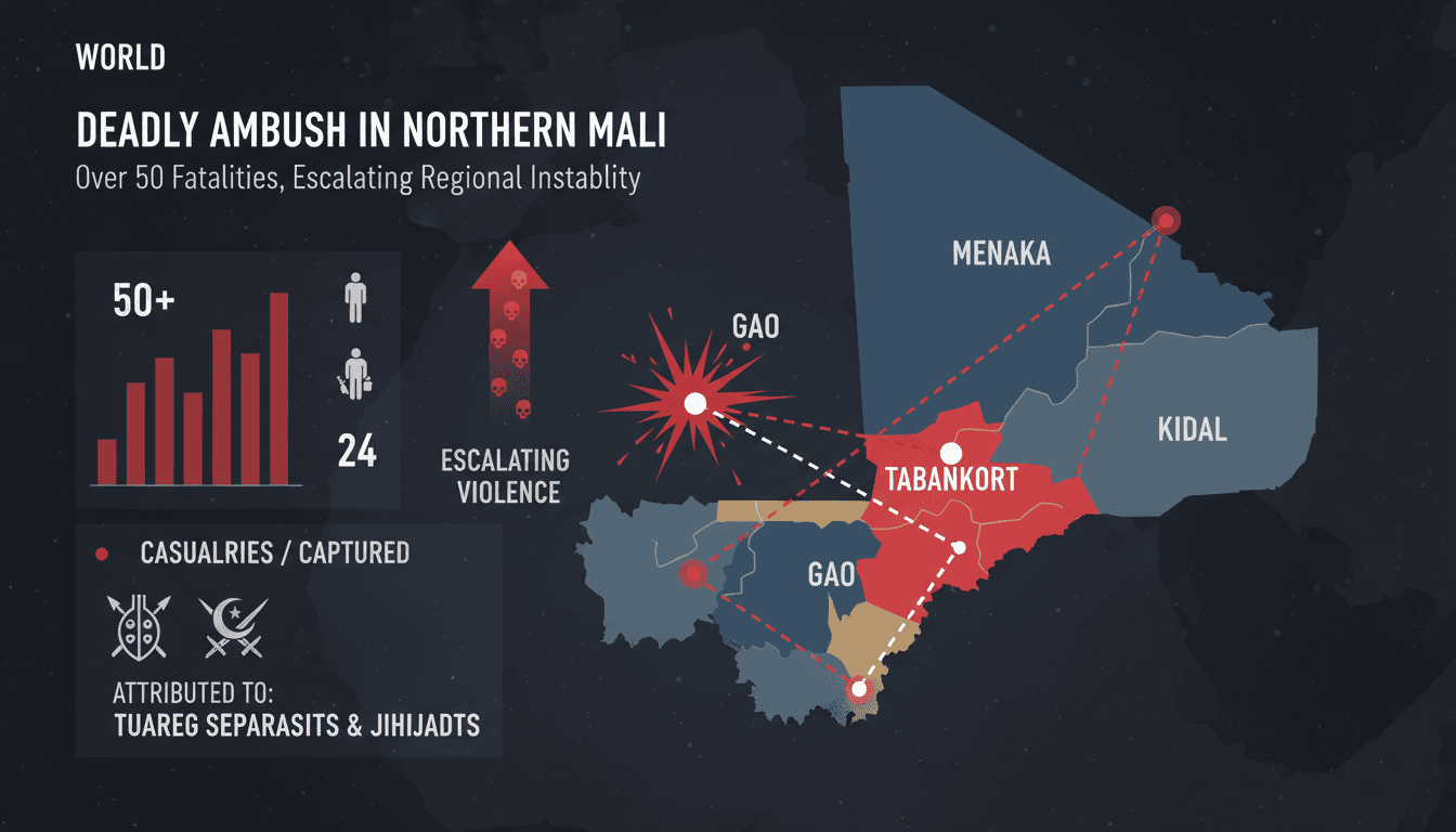 Malian military convoy under attack in northern Mali