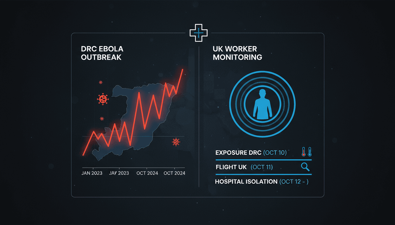 UK humanitarian worker monitored for Ebola after DRC exposure