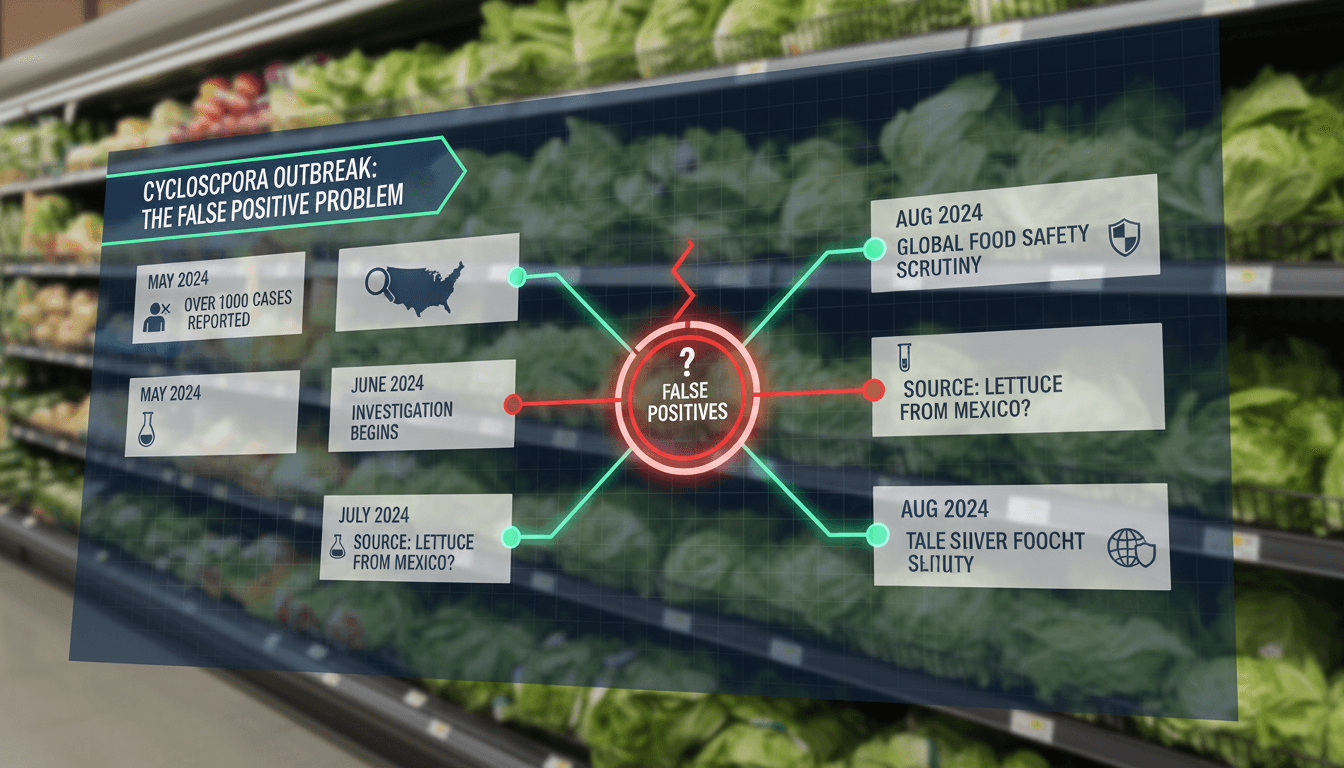 Cyclospora outbreak affecting lettuce imports from Mexico