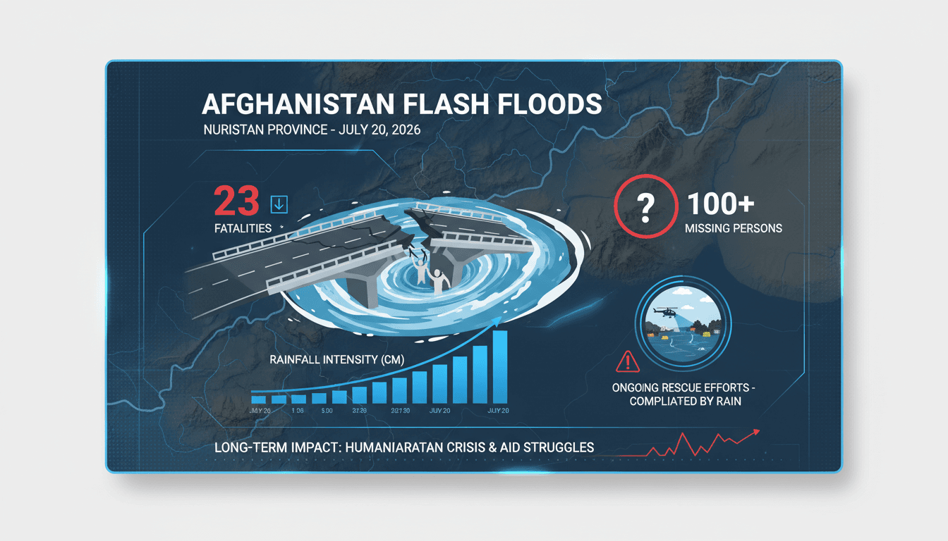 Rescue operations in Nuristan province following severe flash floods.